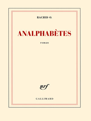 cover image of Analphabètes